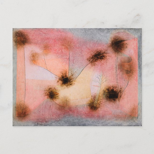 Carte Postale Paul Klee - Plantes robustes (Devant)