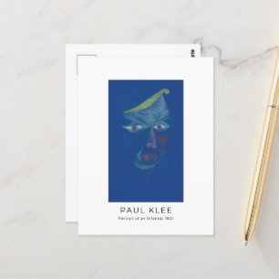 Carte Postale Paul Klee, Portrait d'un Oriental - Art Abstrait
