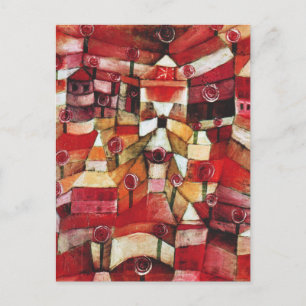 Carte Postale Paul Klee Rose Garden Postcard