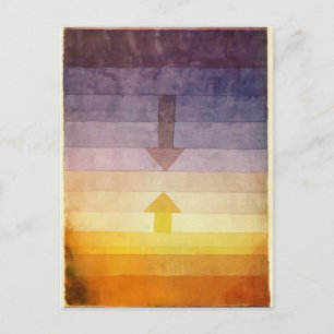 Carte Postale Paul Klee : Séparation en soirée
