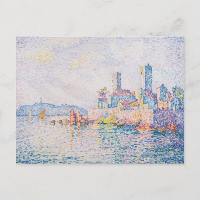 Carte Postale Paul Signac - Antibes, les tours (Devant)