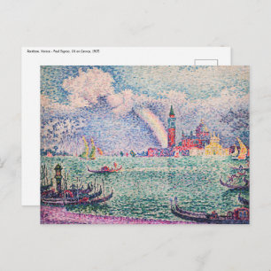 Carte Postale Paul Signac - Arc-en-ciel, Venise