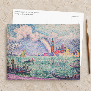 Carte Postale Paul Signac - Arc-en-ciel, Venise
