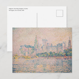 Carte Postale Paul Signac - Avignon, matin