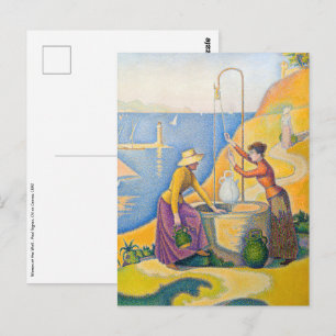 Carte Postale Paul Signac - Femmes au puits