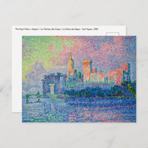 Carte Postale Paul Signac - Le Palais Pape, Avignon