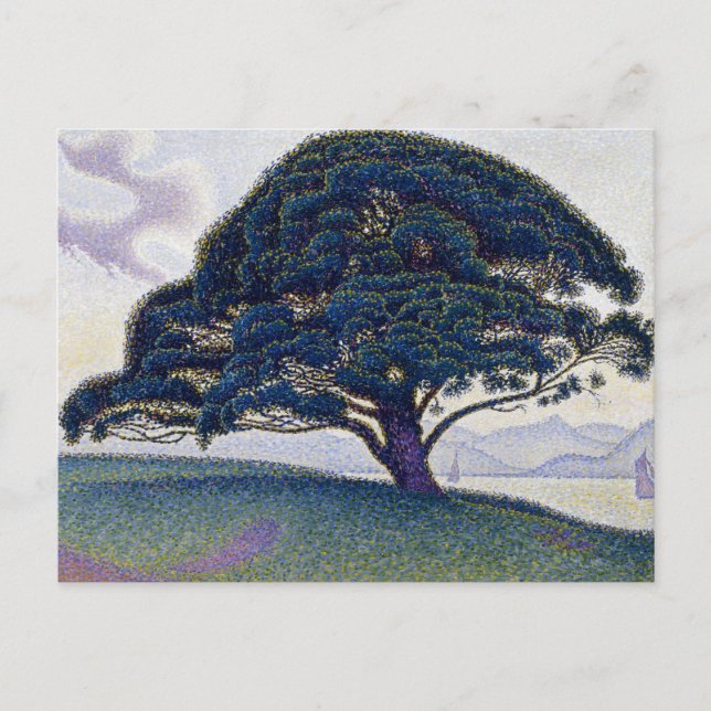 Carte Postale Paul Signac - Le pin Bonaventure (Devant)