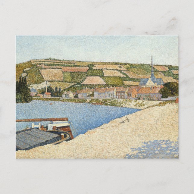 Carte Postale Paul Signac - Les Andelys, Côte d'Aval (Devant)