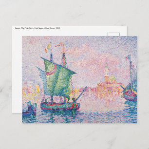 Carte Postale Paul Signac - Venise, Le Nuage Rose