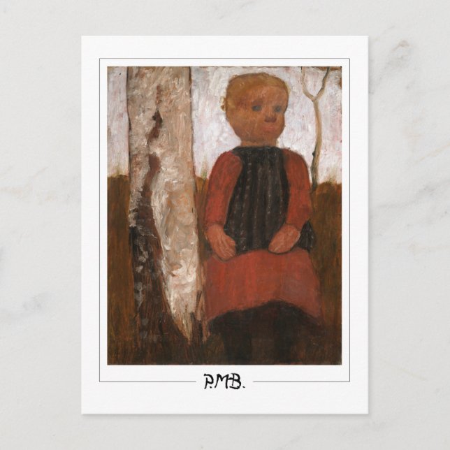 Carte Postale Paula Modersohn-Becker #7 - Beaux-Arts (Devant)
