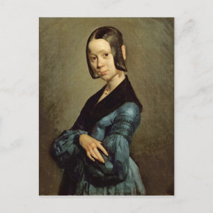Carte Postale Pauline Ono en bleu, 1841-42