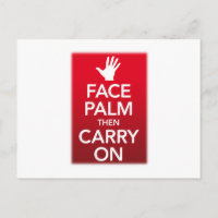 Paume avant puis continuer ( Restez calme )