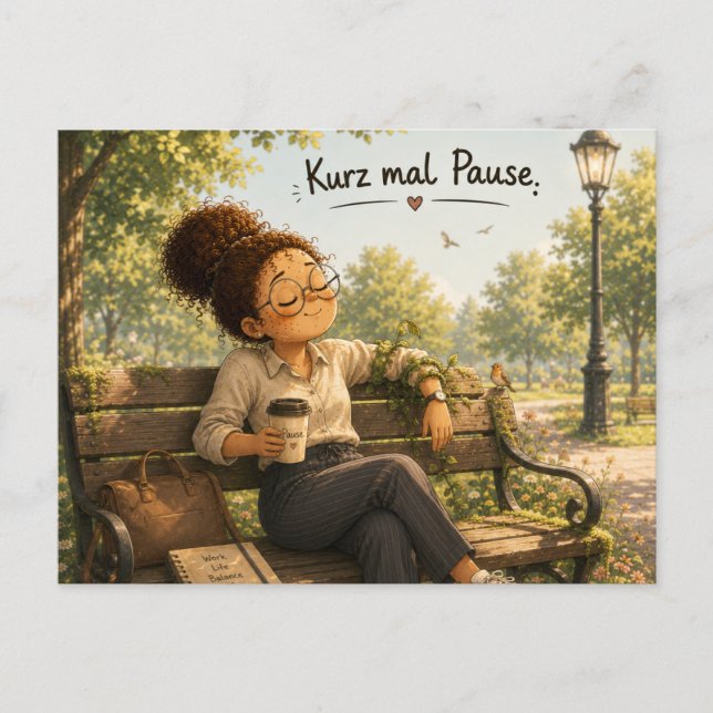 Carte Postale Pause (Devant)