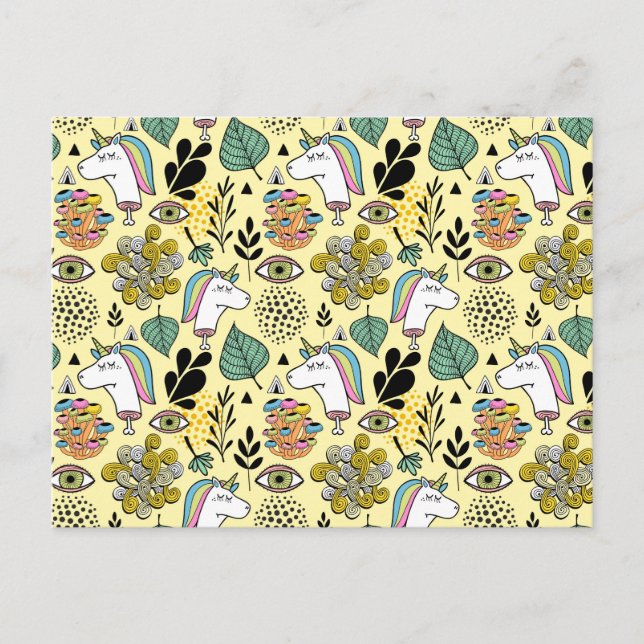 Carte Postale Pauvre licorne (Devant)