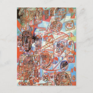 Carte Postale Pavel Filonov - Un homme dans le monde