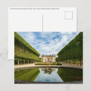 Carte Postale Pavillon français et jardin français à Versailles