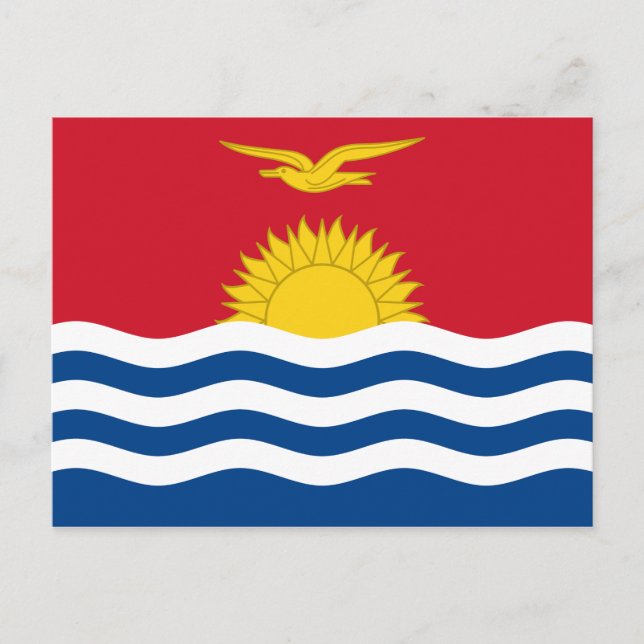 Carte postale Pavillon Kiribati (Devant)