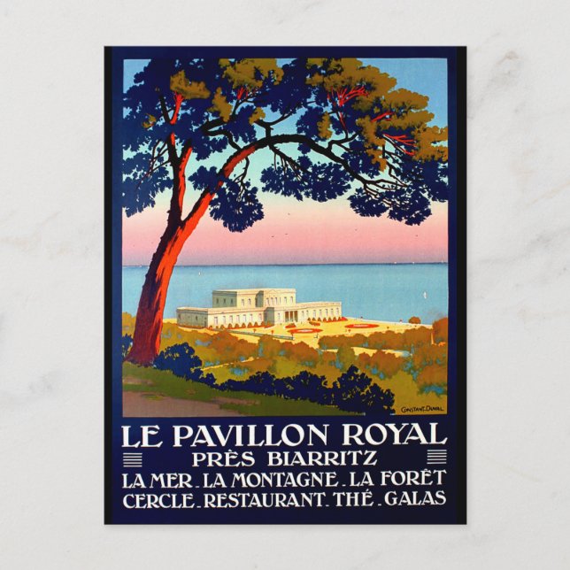 Carte Postale Pavillon Royal, Côte d'Azur, côte, vintage (Devant)