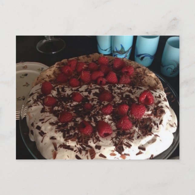 Carte Postale Pavlova au chocolat (Devant)