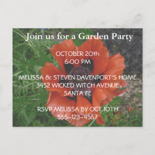 Carte Postale Pavot oriental