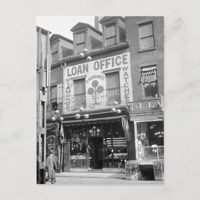 Carte Postale Pawn Shop, années 20 (Devant)