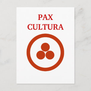Carte Postale Pax Cultura stationnaire
