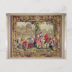 Carte Postale Payer les pêcheurs, atelier de Gobelins