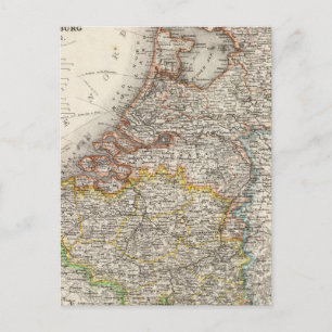 Carte Postale Pays-Bas, Belgique, Luxembourg