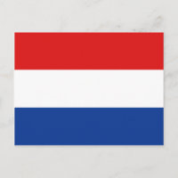 Carte postale Pays-Bas Flag