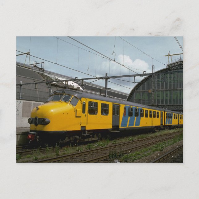 Carte Postale Pays-Bas, voitures électriques Ry MU (Devant)