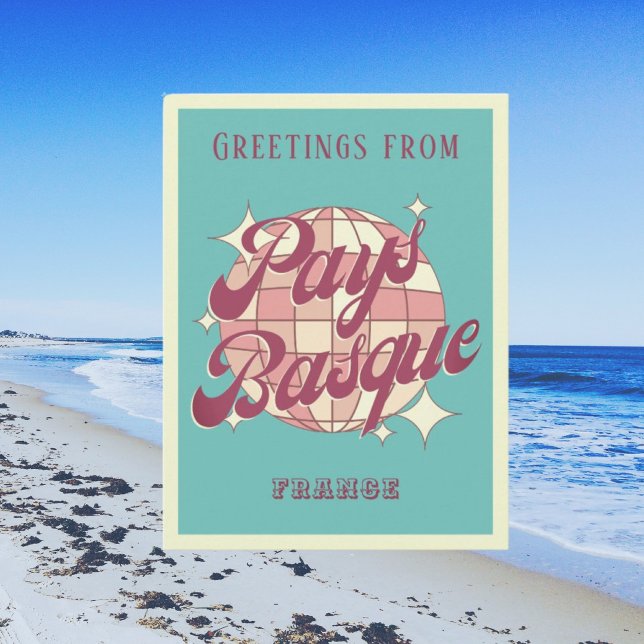 Carte postale Pays basque France (Créateur téléchargé)