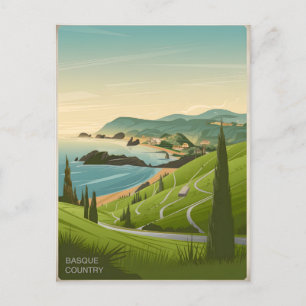 Carte Postale Pays basque vintage