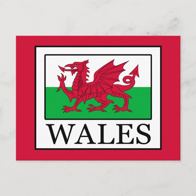 Carte Postale Pays de Galles (Devant)