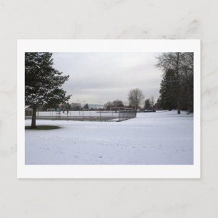 Carte Postale pays des merveilles d'hiver