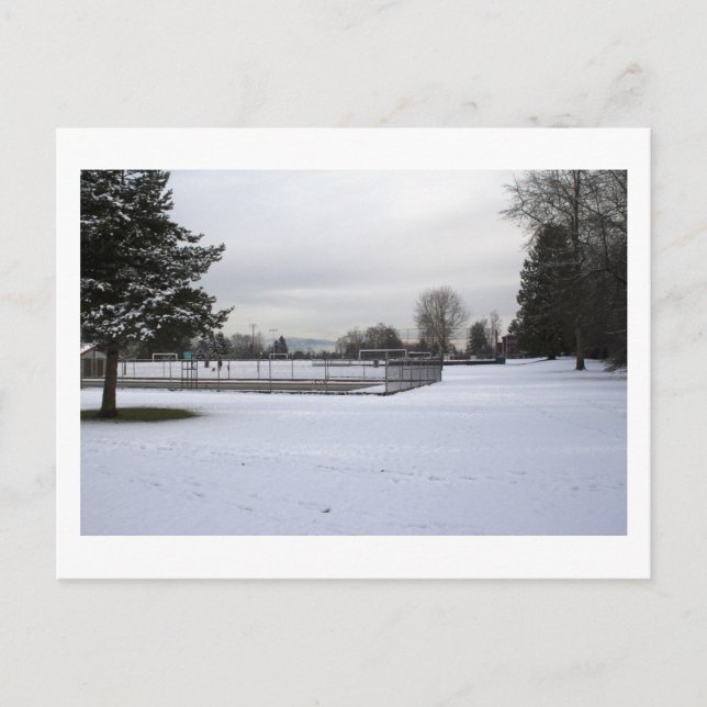 Carte Postale pays des merveilles d'hiver (Devant)