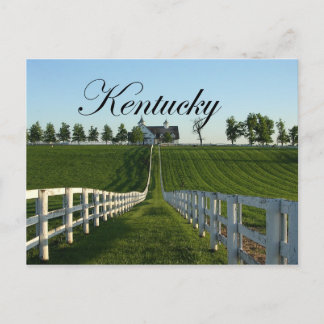 Carte Postale Pays du Kentucky Bluegrass