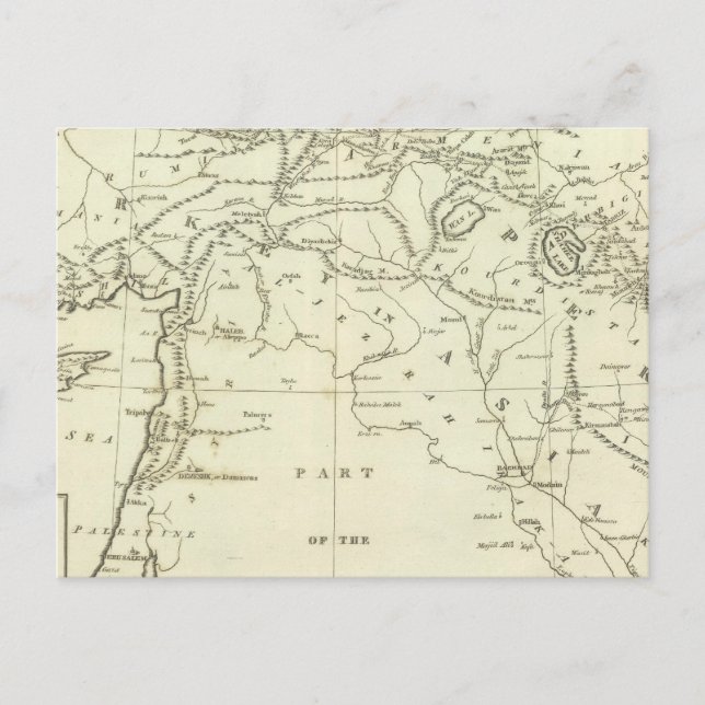 Carte Postale Pays situés entre Shiraz (Devant)