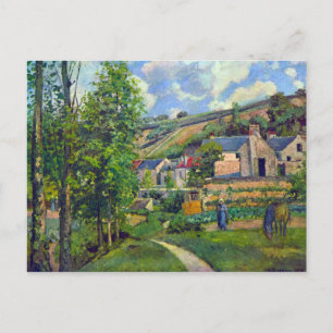Carte Postale Paysage à Pontoise par Camille Pissarro