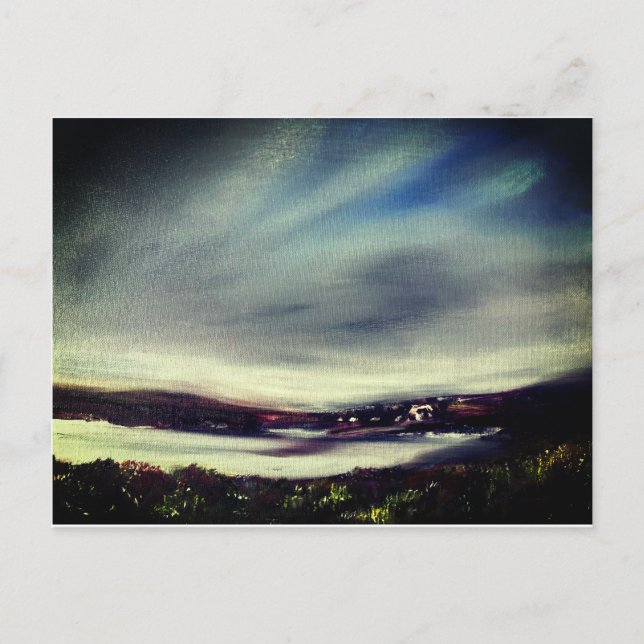 Carte Postale Paysage Abstrait (Devant)