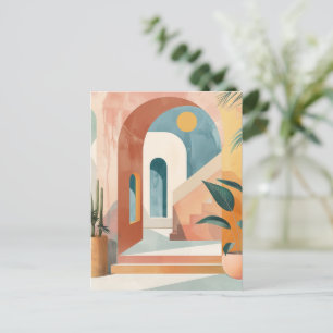 Carte Postale Paysage Abstrait de Boho (10)