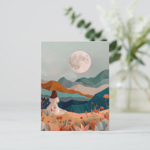Carte Postale Paysage Abstrait de Boho (21)