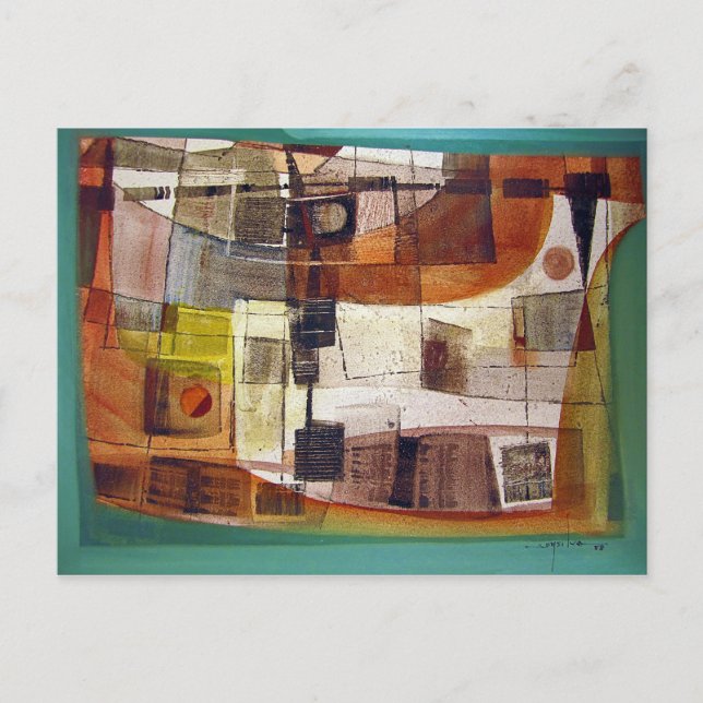 Carte Postale Paysage Abstrait Potosi 23,5x16,75 (Devant)