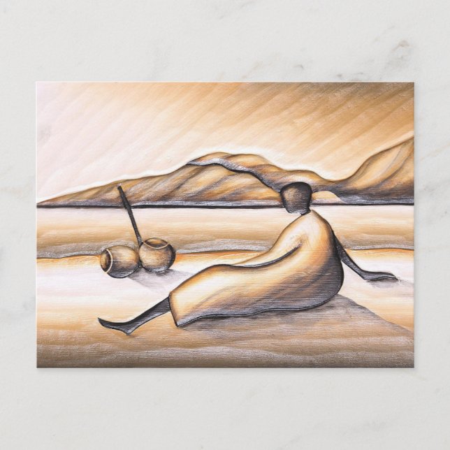 Carte postale Paysage Africain (Devant)