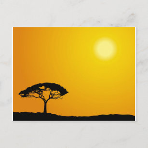 Carte Postale Paysage africain