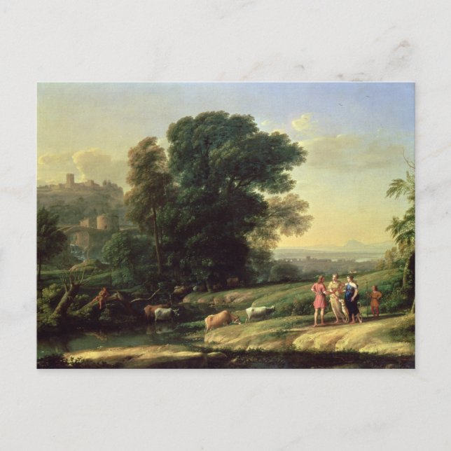 Carte Postale Paysage avec Céphale (Devant)