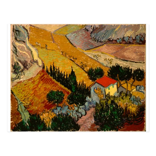 Carte Postale Paysage Avec La Chambre Et Le Laboureur Vincent Zazzle Fr