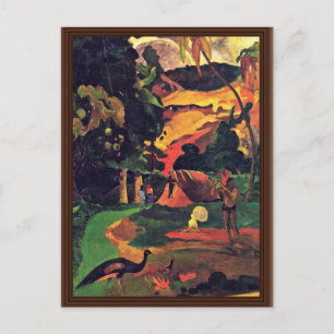 Carte Postale Paysage Avec Peacocks (Matamoe) De Gauguin Paul