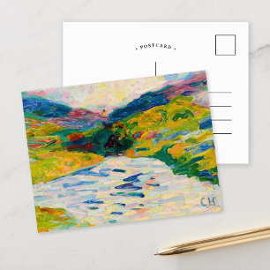Carte Postale Paysage avec rivière   Curt Herrmann