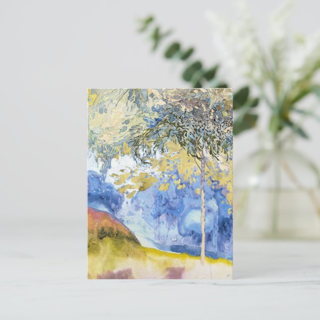 Carte Postale Paysage Boomrijk par Georges de Feure (Debout devant)