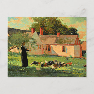 Carte Postale Paysage, célèbre oeuvre de Winslow Homer